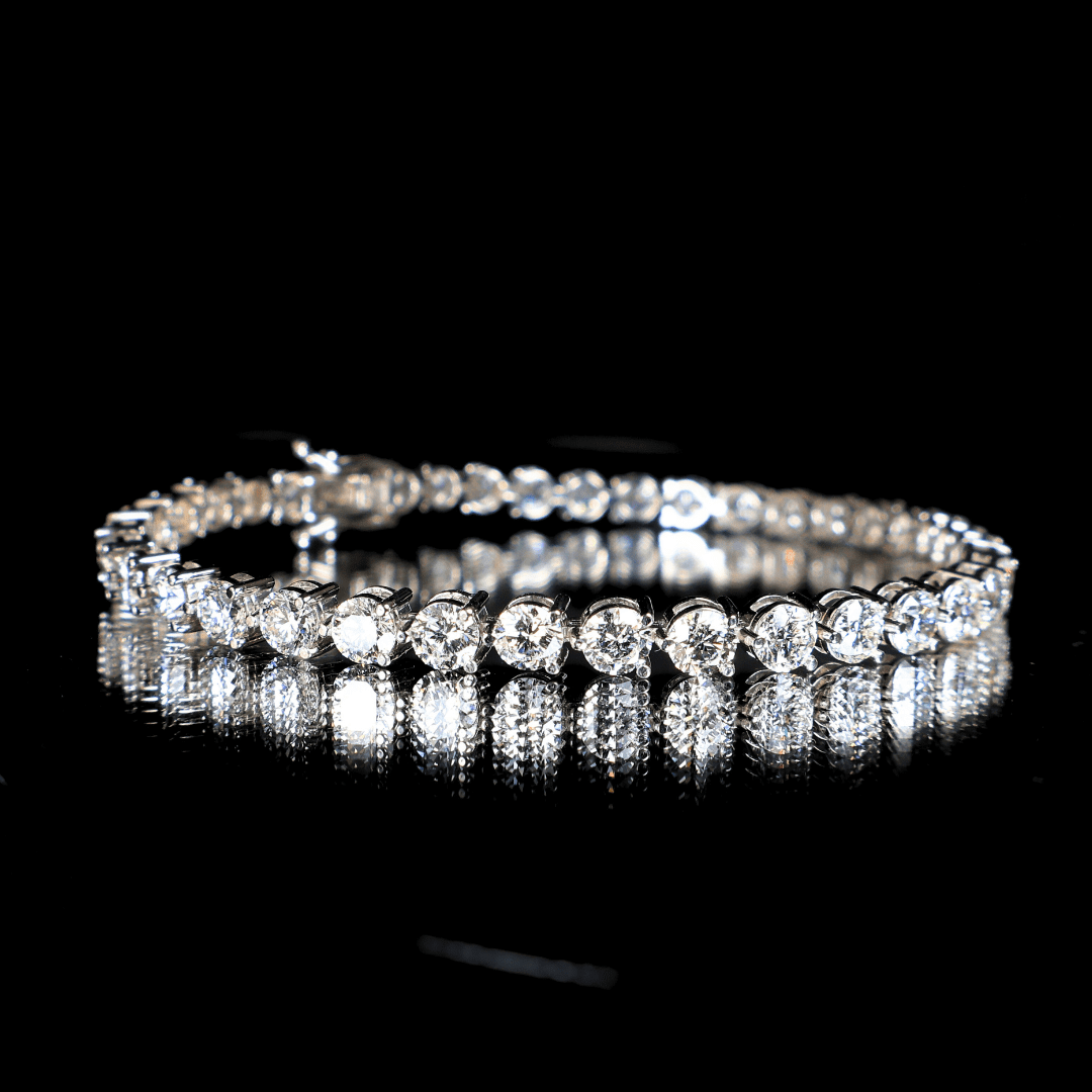 Tennis Bracelet 8-carats 3-prongs