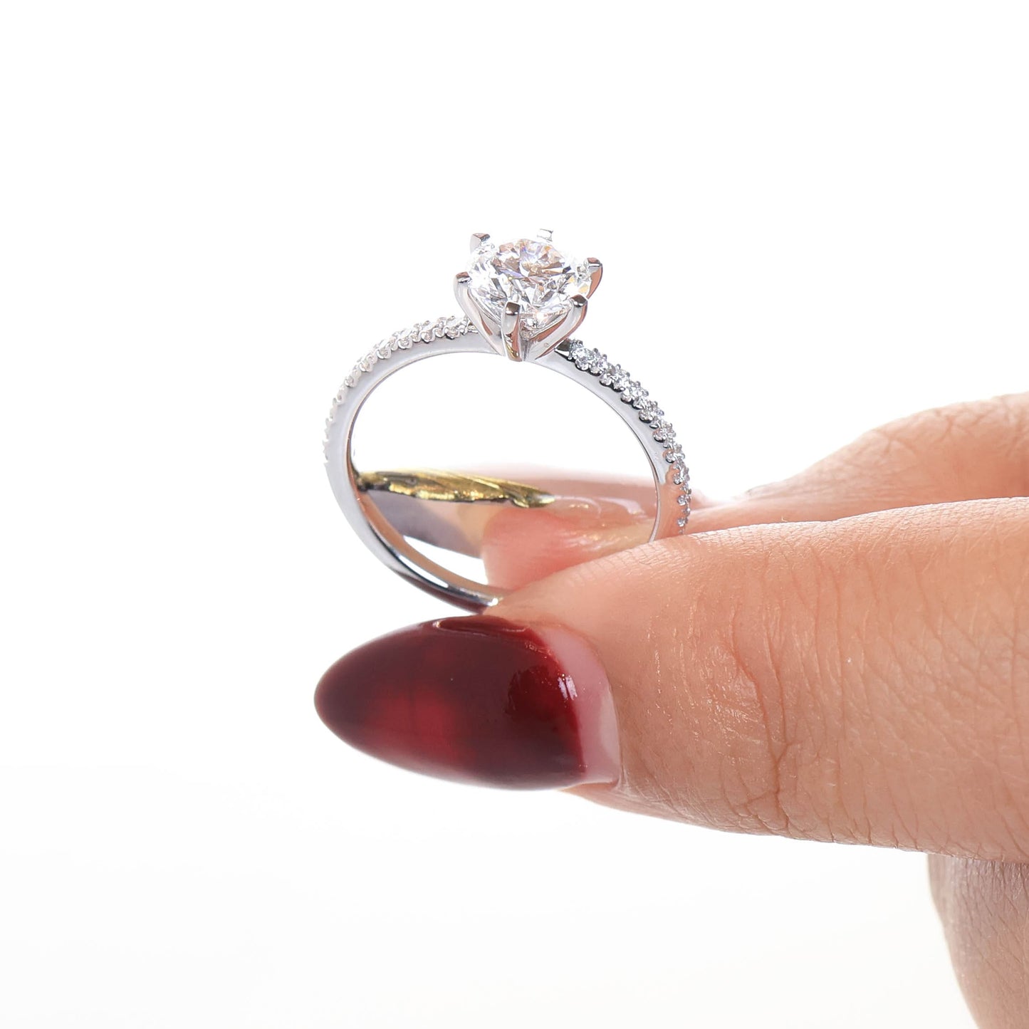 Delicate Blythe 1-carat White Gold