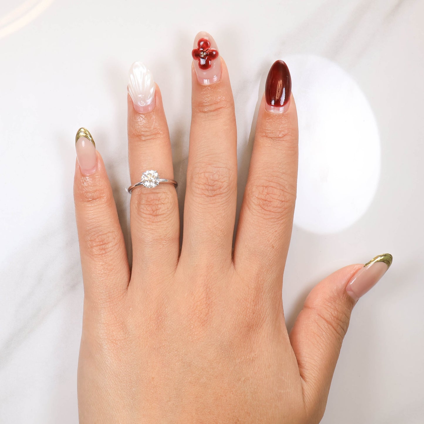 Iago 1-carat White Gold