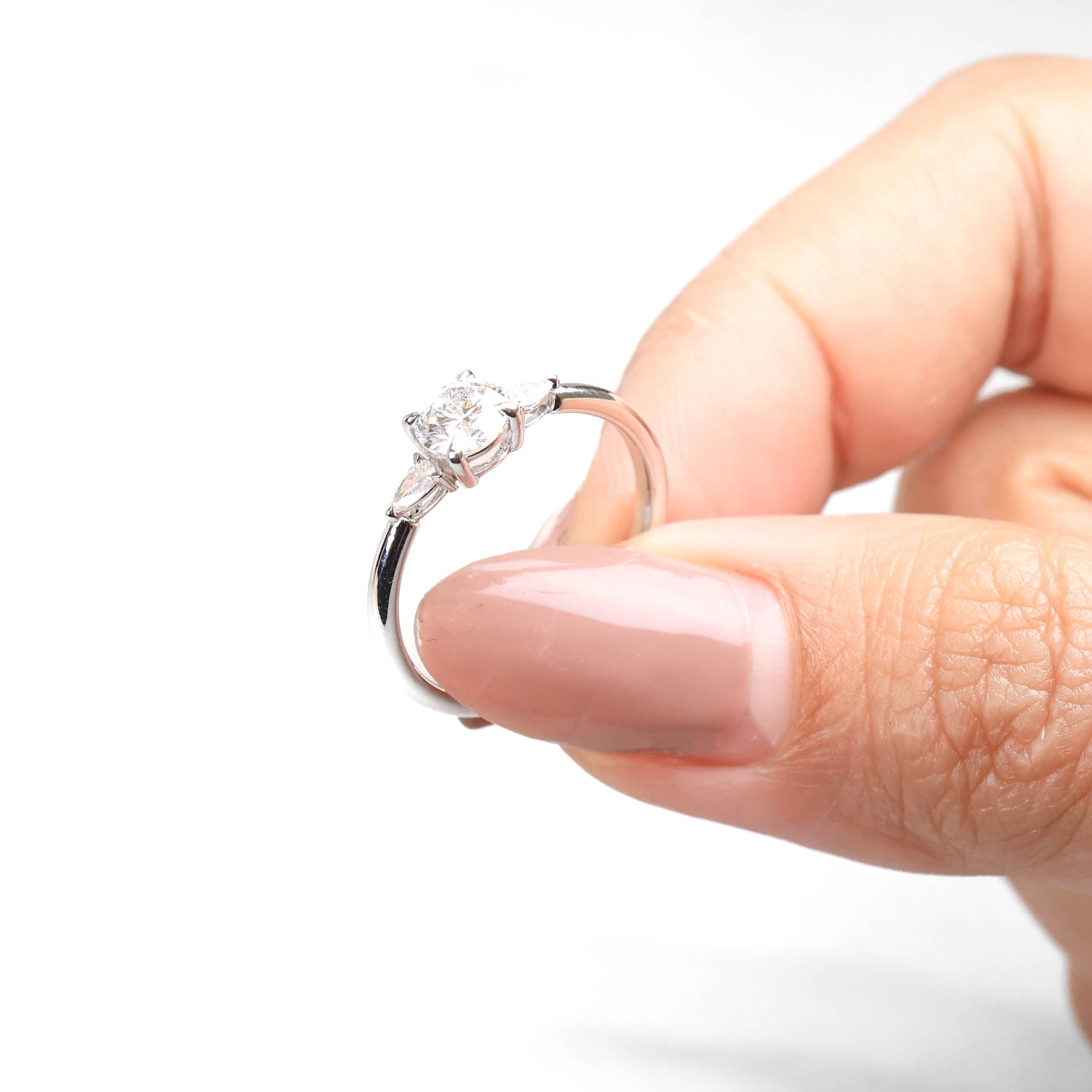 Delicate Cressilia 0.50-carat White Gold