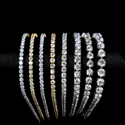 Tennis Bracelet 8-carats 3-prongs