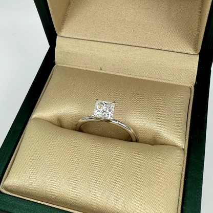 Iago Princess 1-carat White Gold