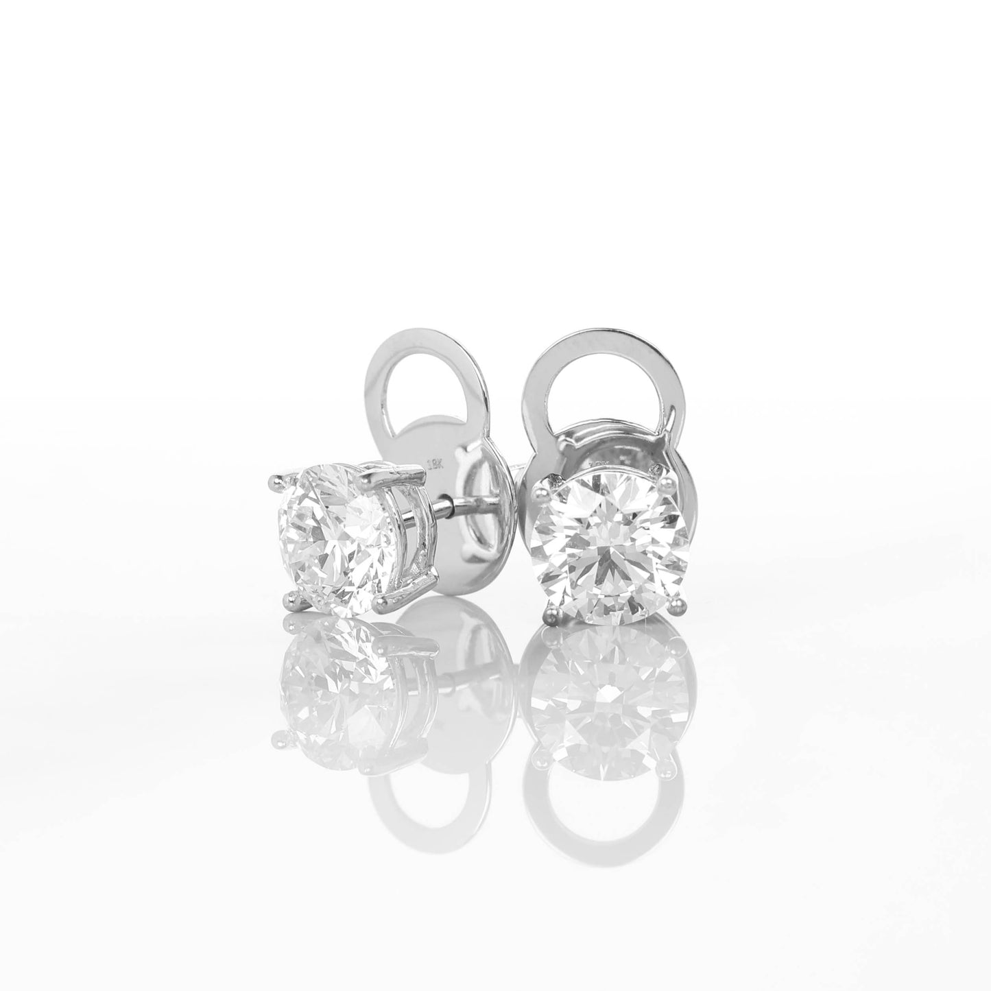 Stud Earrings 1-carat