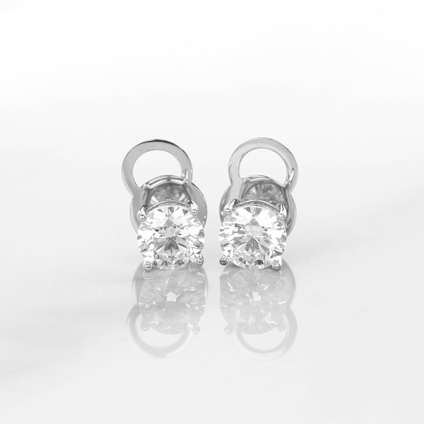Stud Earrings 1-carat