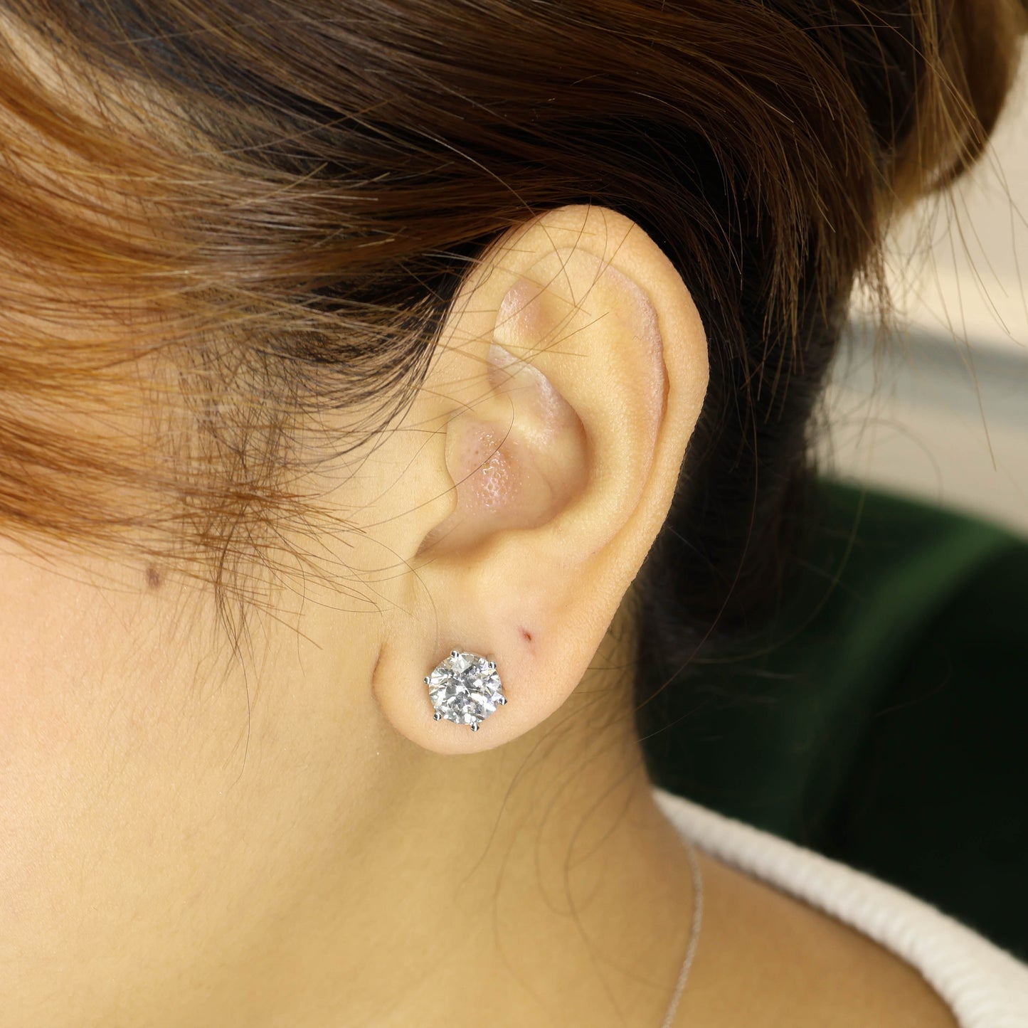 Stud Earrings 1-carat