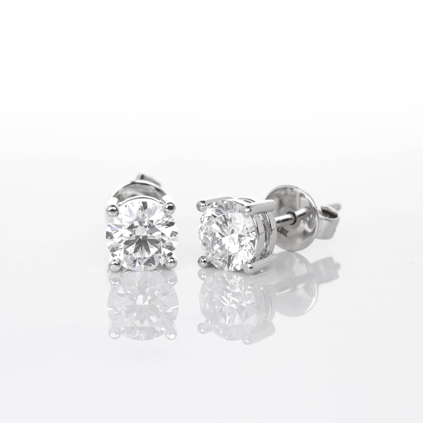 Stud Earrings 1-carat