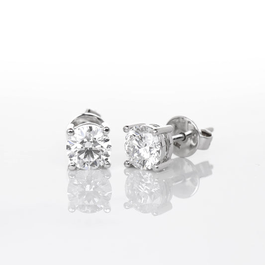 Stud Earrings 1-carat