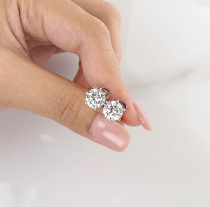 Stud Earrings 1-carat