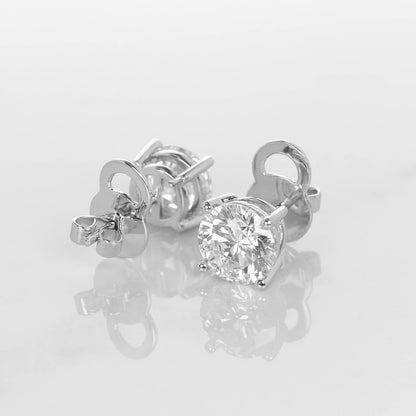 Stud Earrings 3-carat