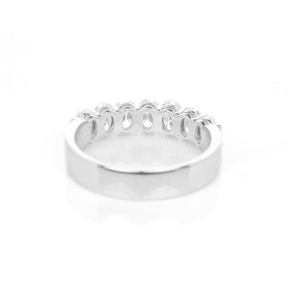 Oval 0.20ct Half-Eternity