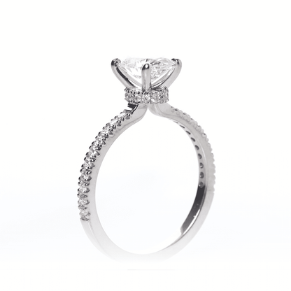 Altaria Oval 1-carat White Gold