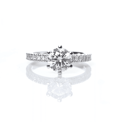 Blythe 1-carat White Gold