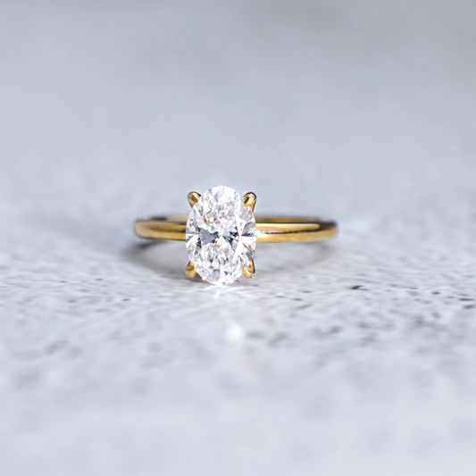 Hedwig Oval 1.50-carat Yellow Gold