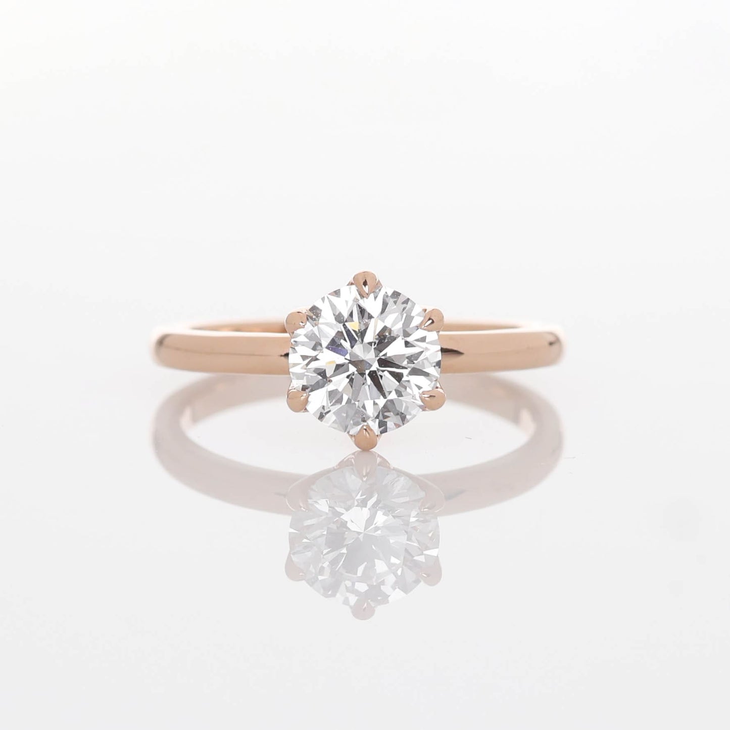 Hedwig 1-carat Rose Gold