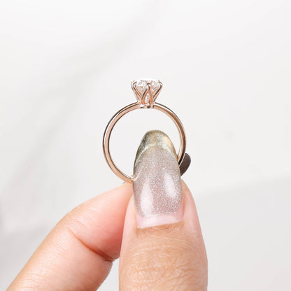 Hedwig 1-carat Rose Gold