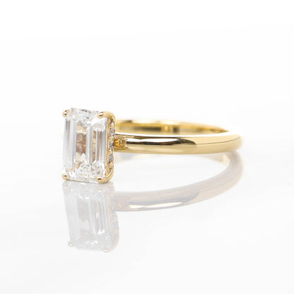 Strigifor Emerald 1-carat Yellow Gold