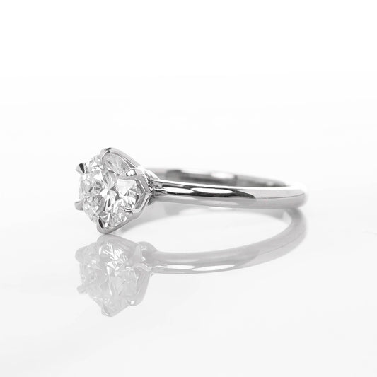 Hedwig 1-carat White Gold