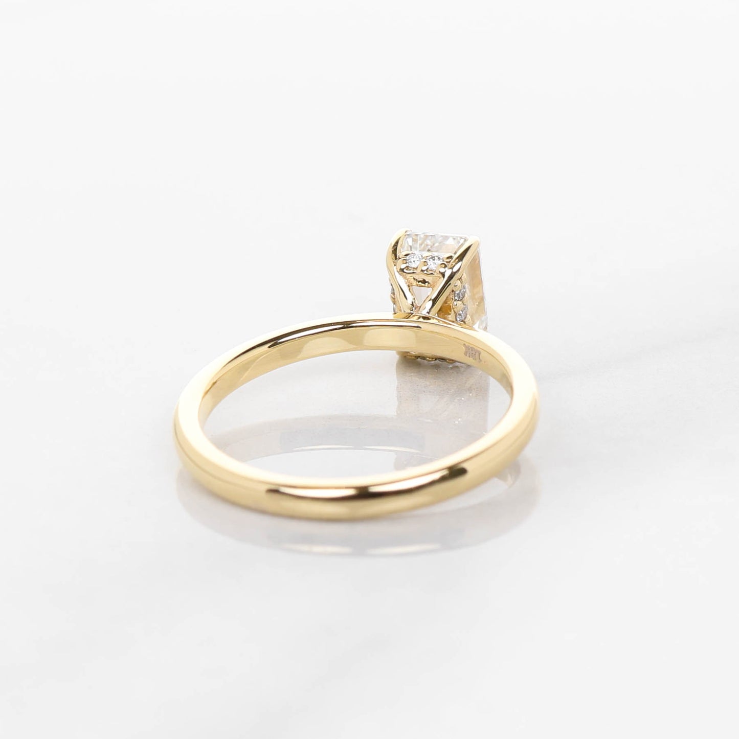 Strigifor Emerald 1-carat Yellow Gold