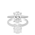 Hedwig Oval 2-carat White Gold