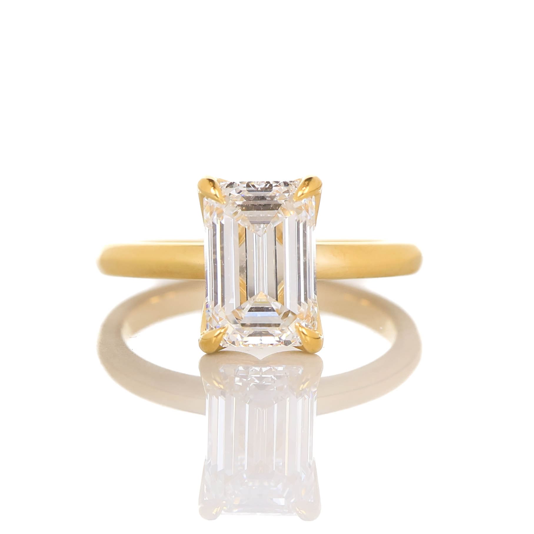 Hedwig Emerald 2-carat Yellow Gold