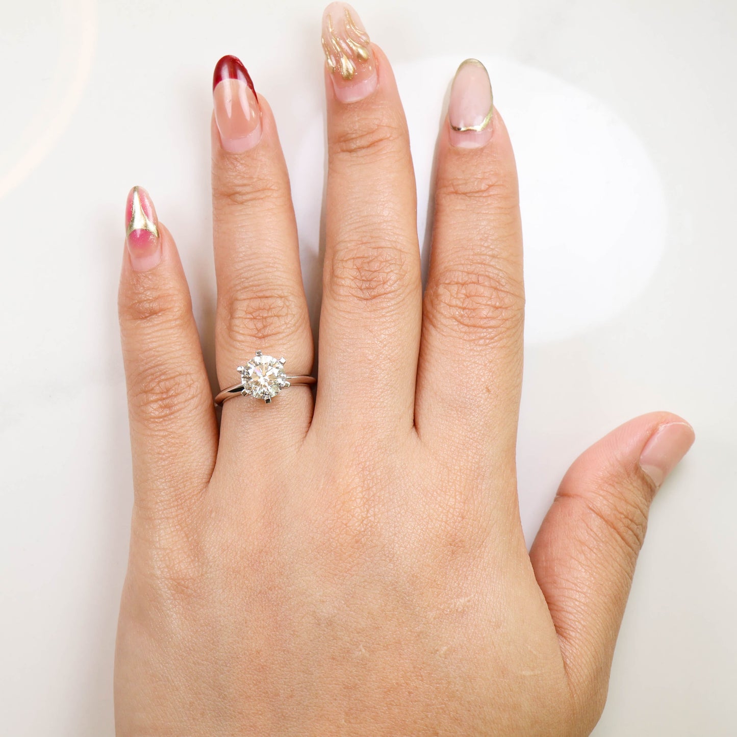 Nigel 2-carat White Gold