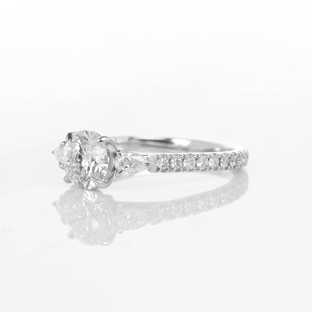 Canary 1-carat White Gold