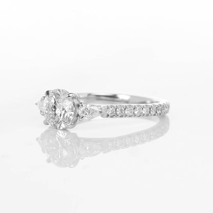 Canary 1-carat White Gold