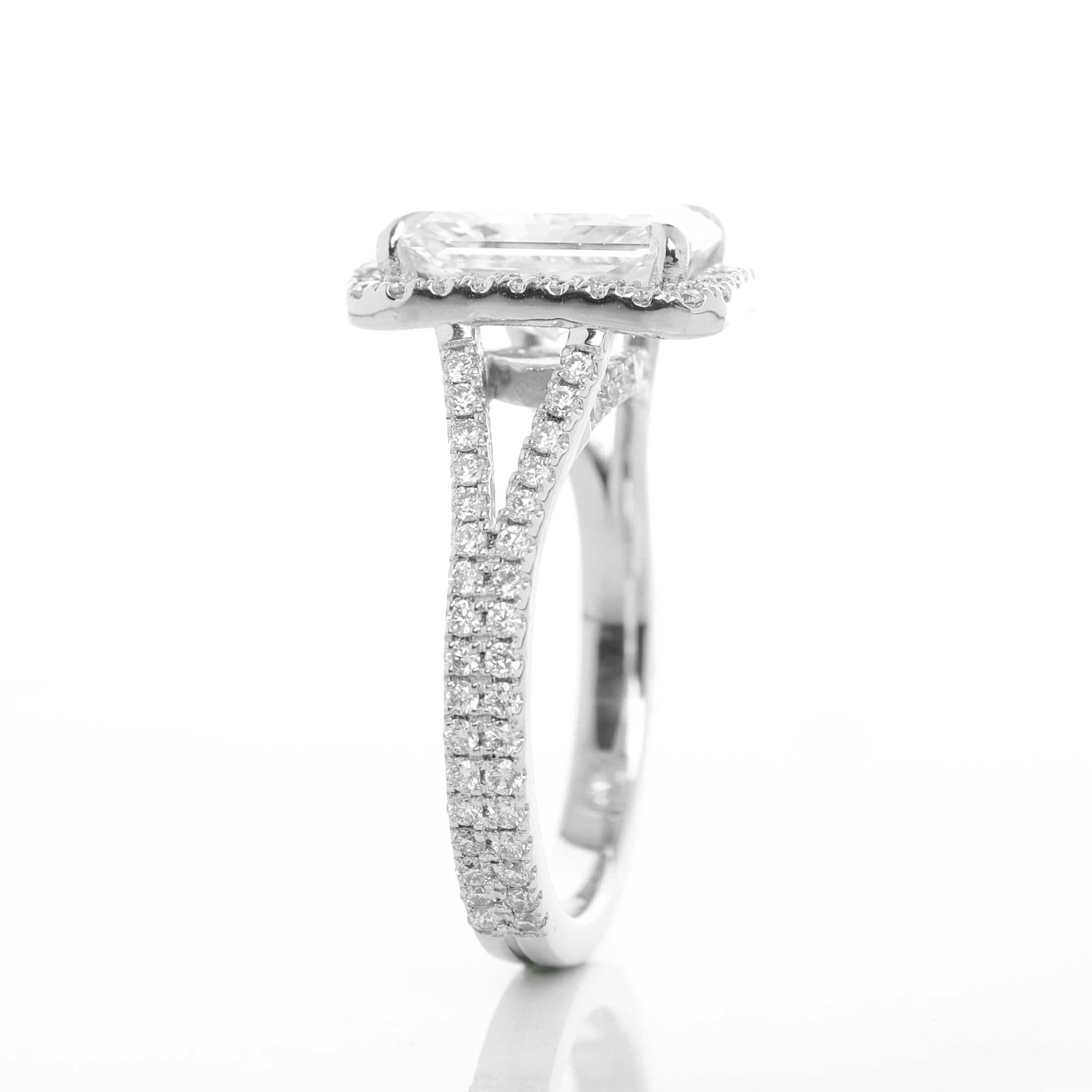 Haribon 2-carat Radiant White Gold