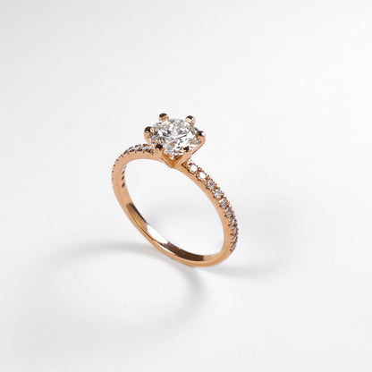 Blythe 1-carat Rose Gold