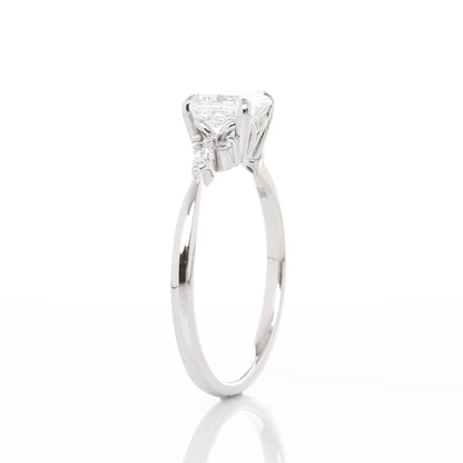 Peregrine Asscher 1-carat White Gold