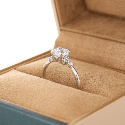 Peregrine Asscher 1-carat White Gold