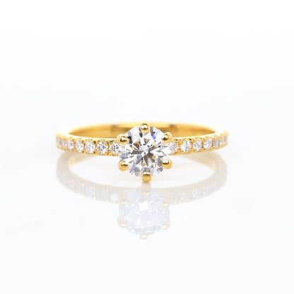 Delicate Blythe 0.50-carat White Gold