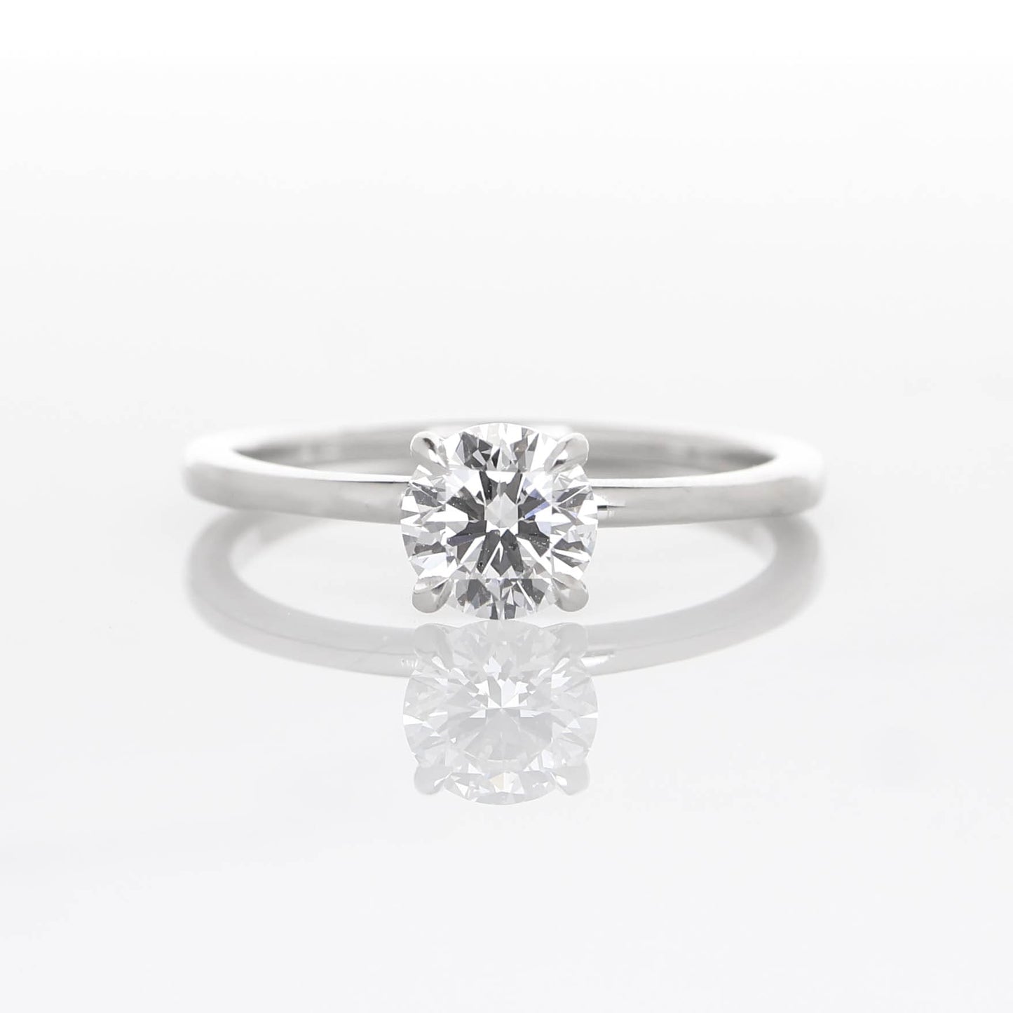 Delicate Iago 0.50-carat White Gold
