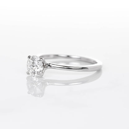 Delicate Iago 0.50-carat White Gold