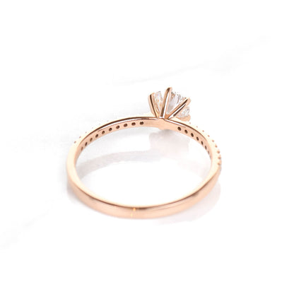 Delicate Blythe 1-carat Rose Gold
