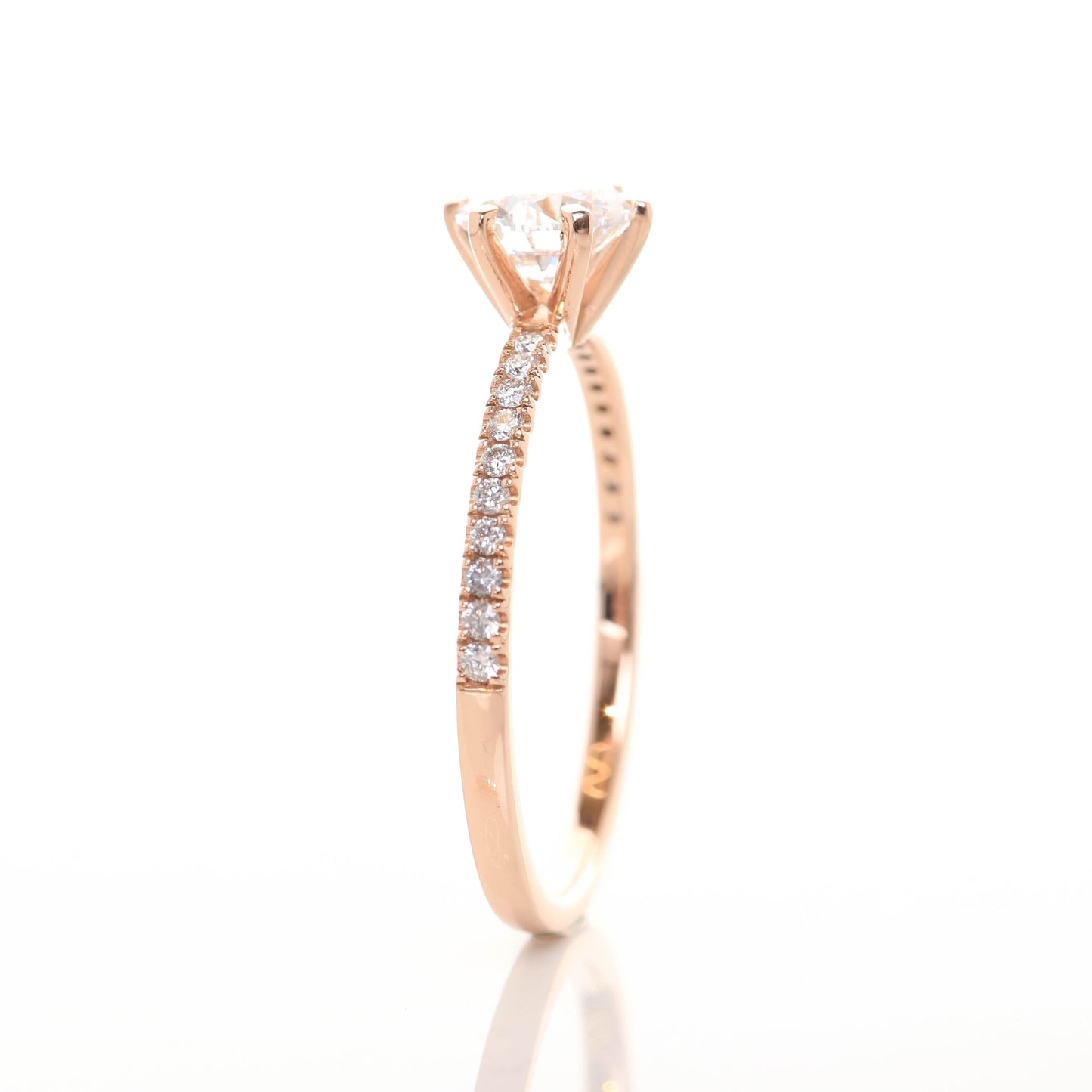 Delicate Blythe 1-carat Rose Gold