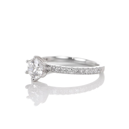 Delicate Blythe 0.50-carat White Gold