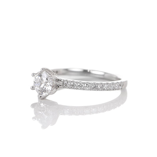 Delicate Blythe 0.50-carat White Gold