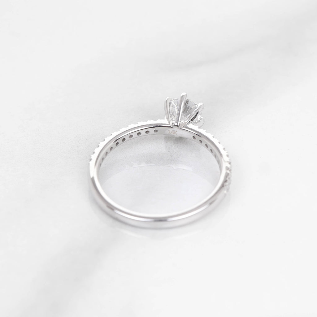 Delicate Blythe 0.50-carat White Gold