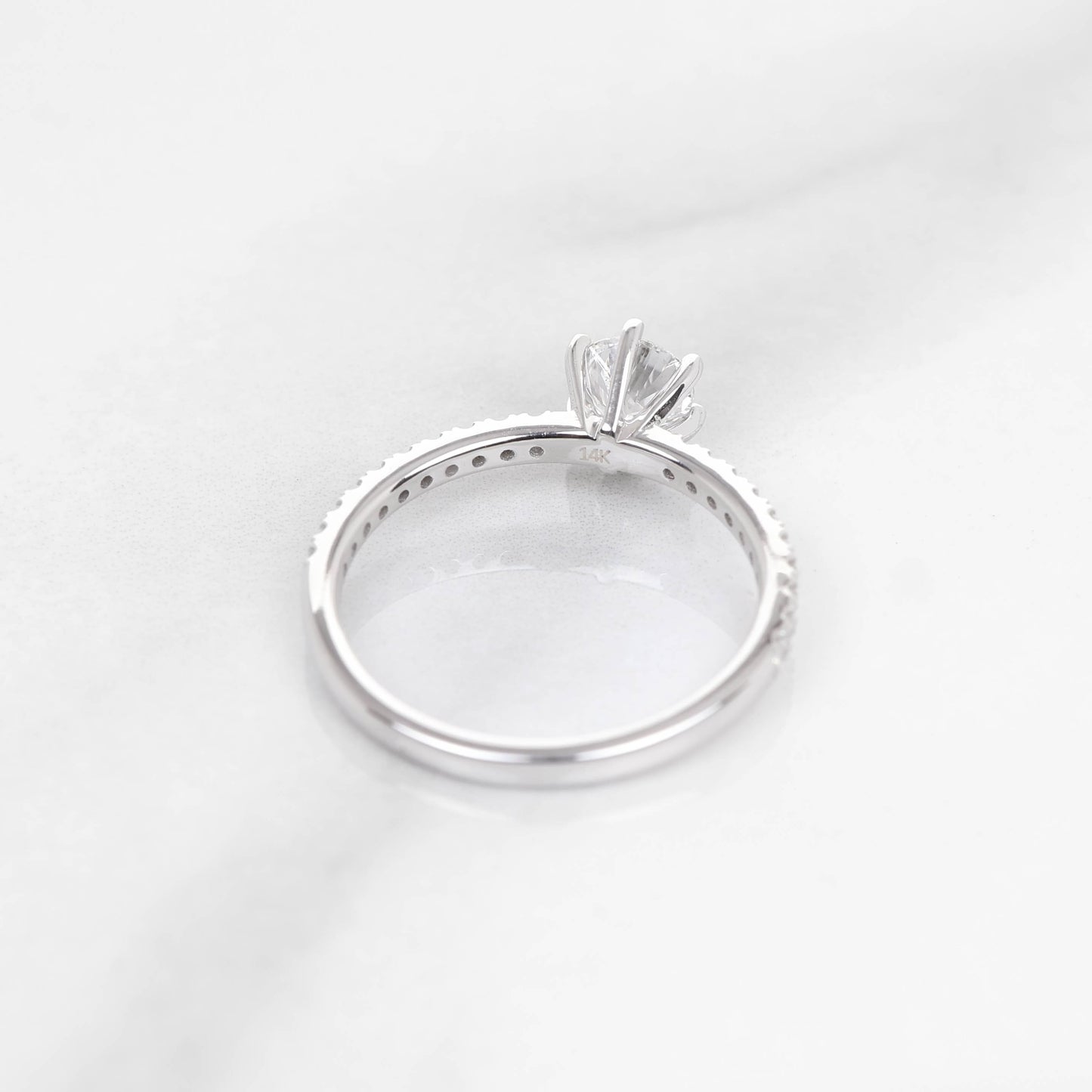 Delicate Blythe 0.50-carat White Gold