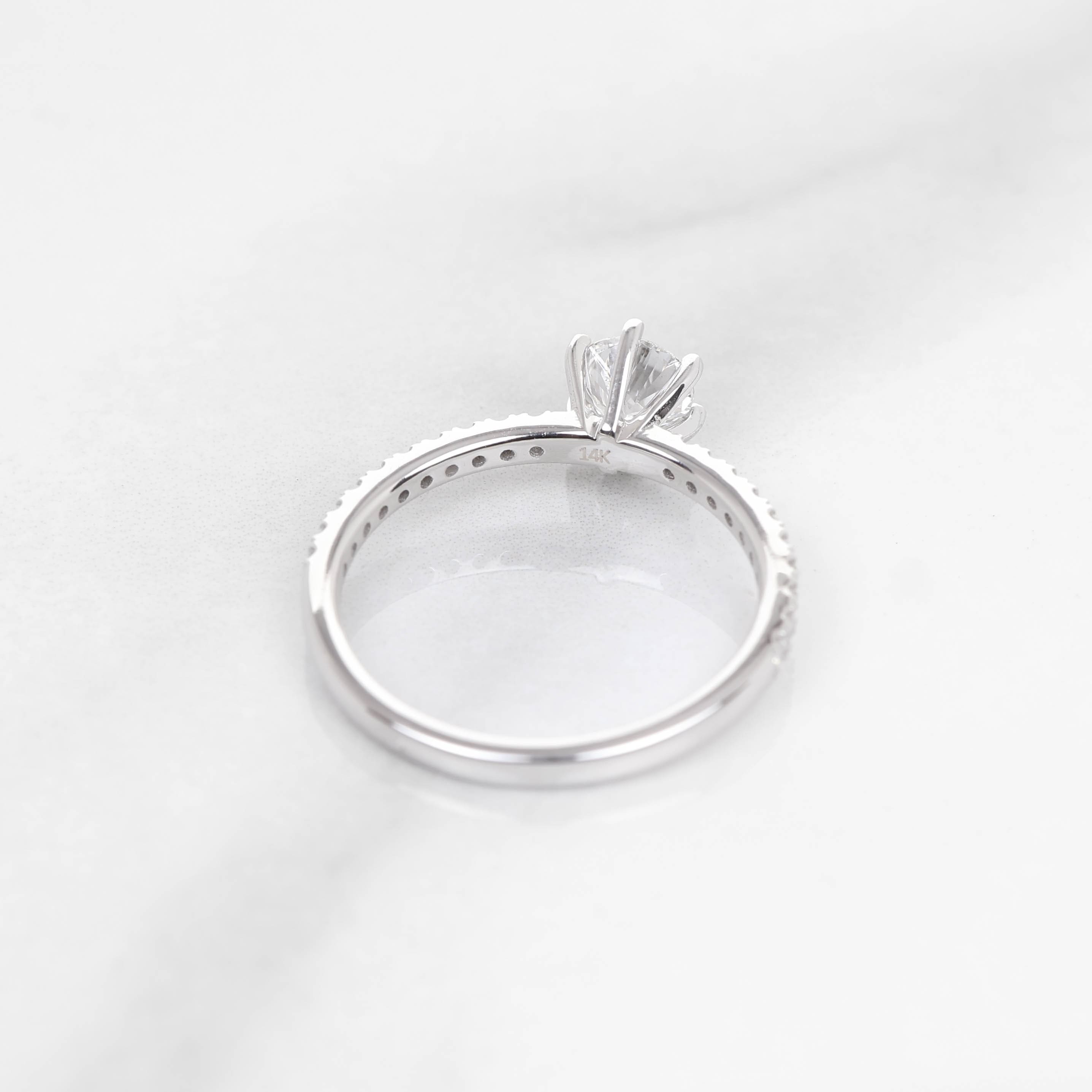 Delicate Blythe 0.50-carat White Gold