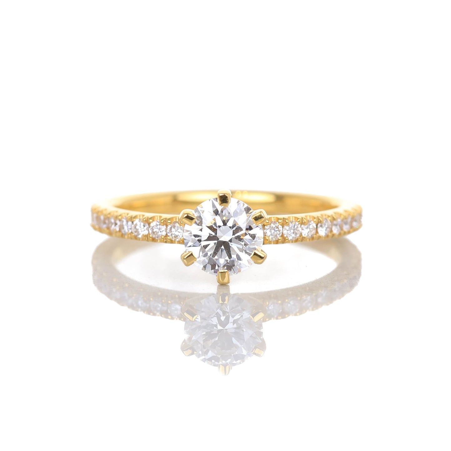 Delicate Blythe 0.50-carat Yellow Gold