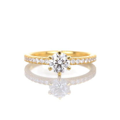 Delicate Blythe 0.50-carat Yellow Gold