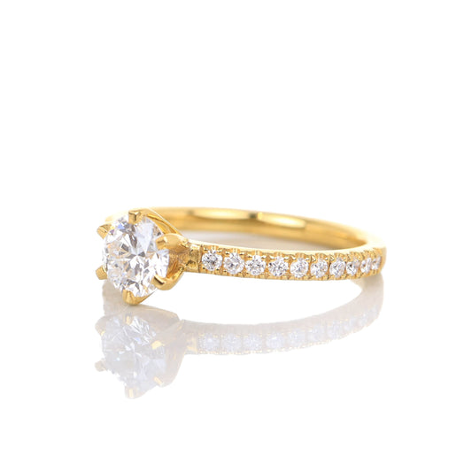 Delicate Blythe 0.50-carat Yellow Gold