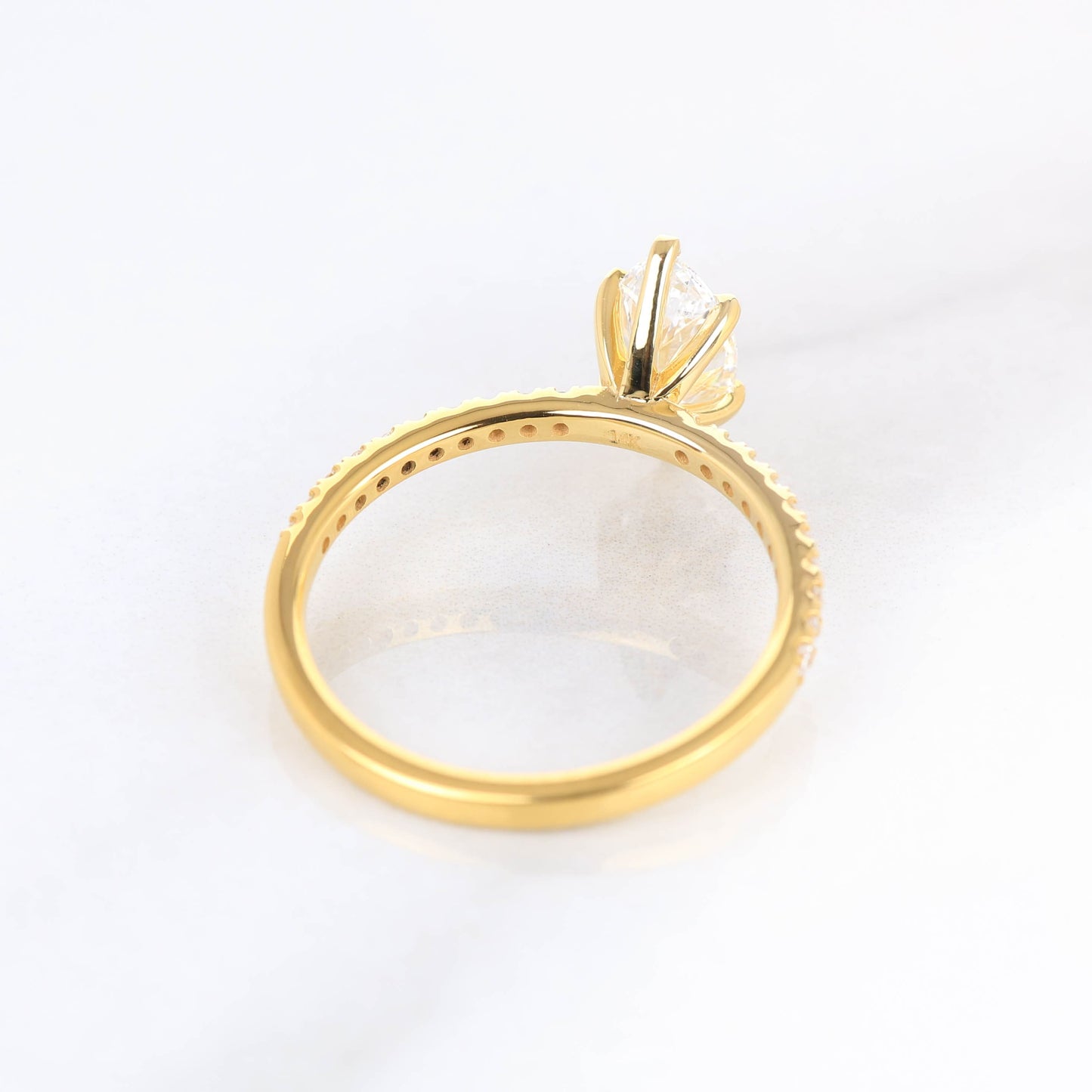Delicate Blythe Marquise 1-carat Yellow Gold