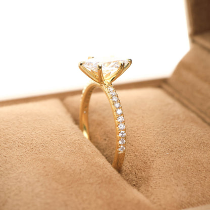 Delicate Blythe Marquise 1-carat Yellow Gold