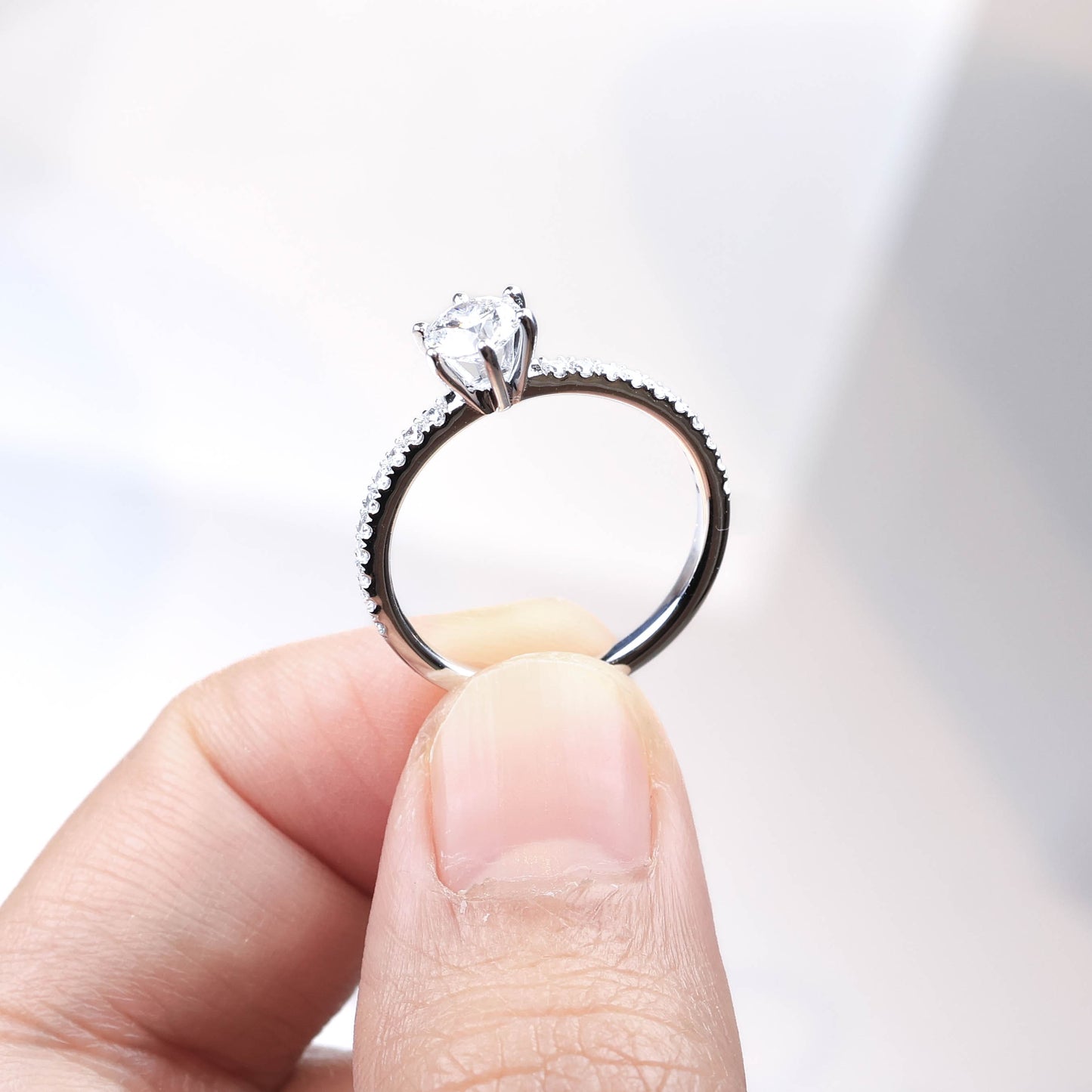 Delicate Blythe 0.50-carat White Gold