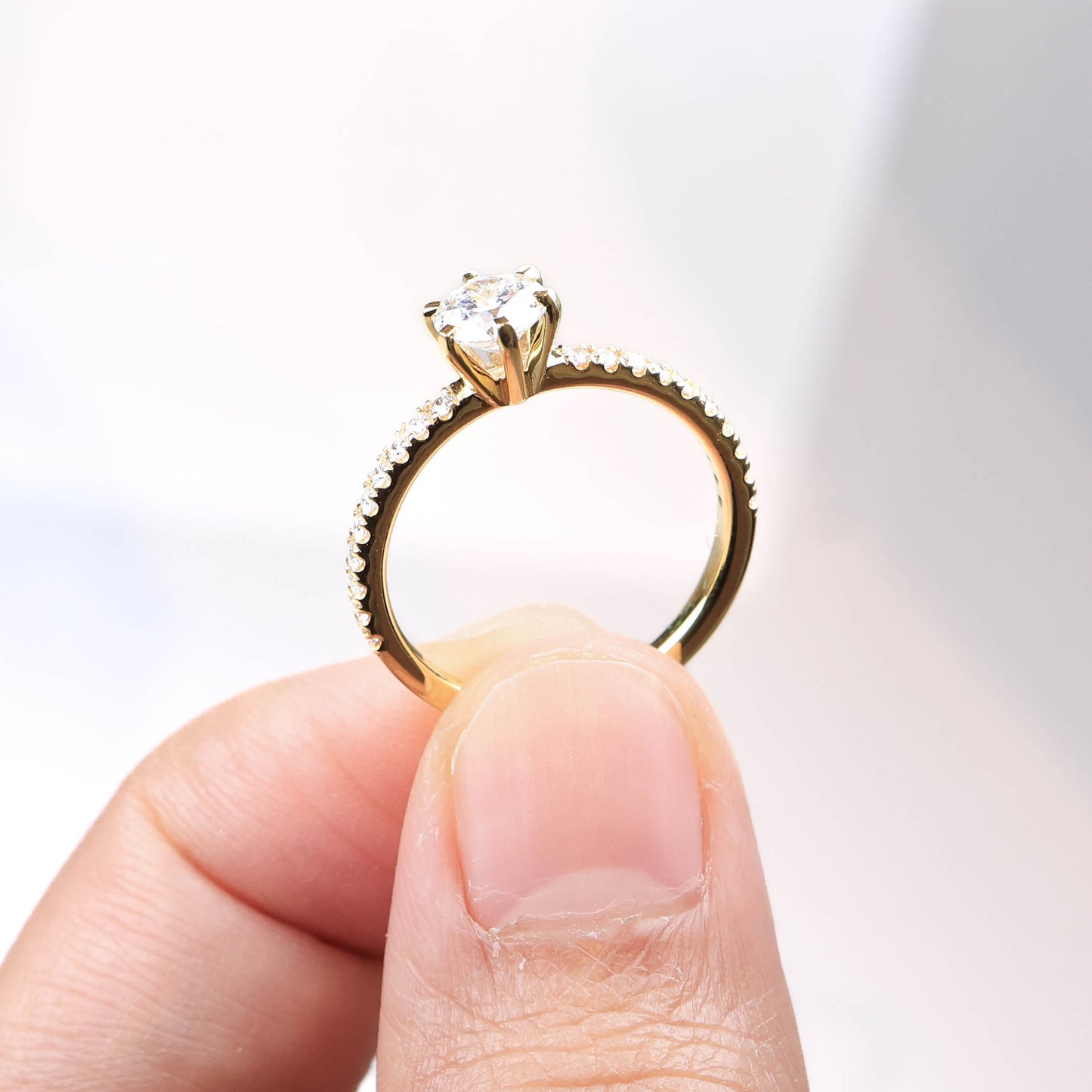 Delicate Blythe 0.50-carat Yellow Gold