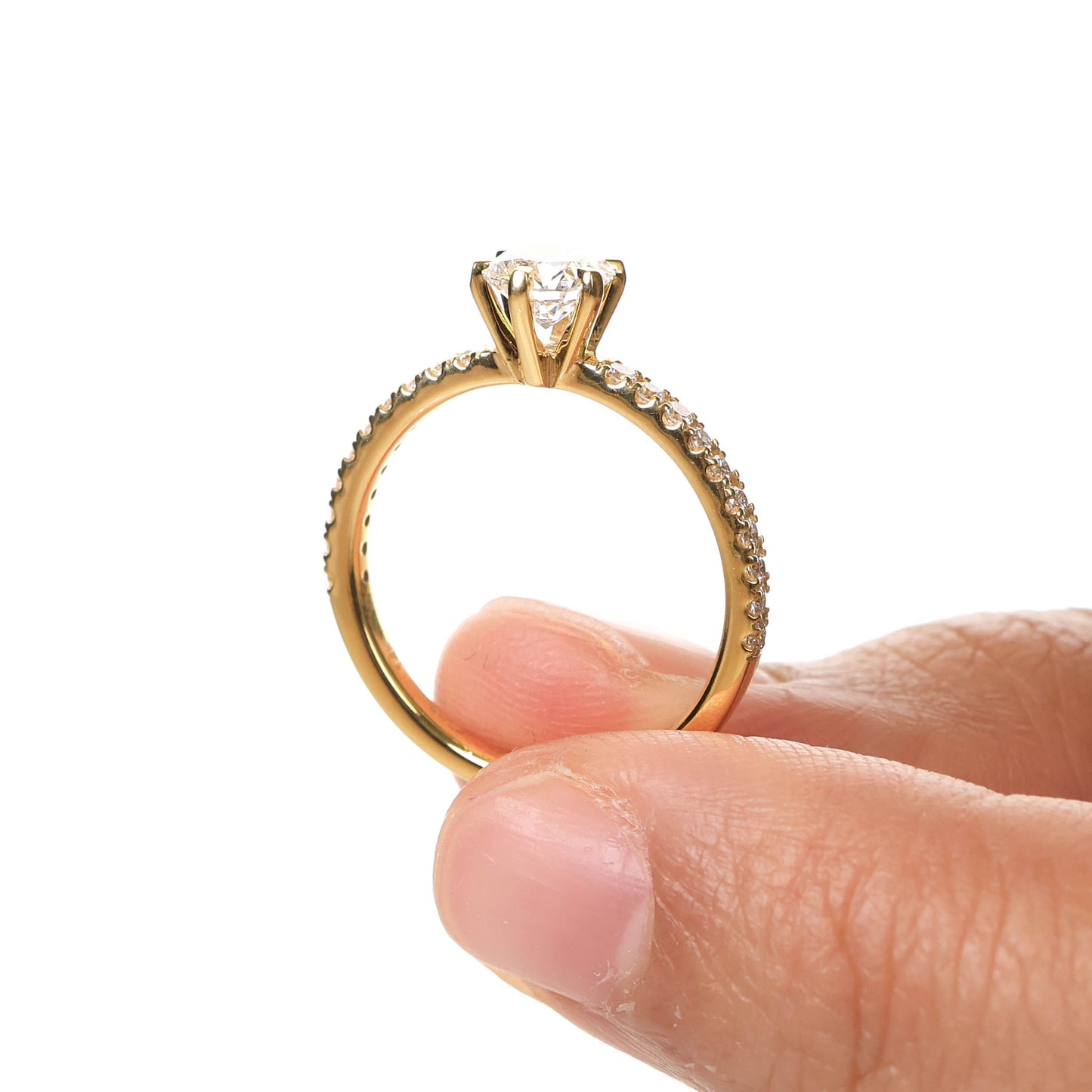 Delicate Blythe 0.50-carat Yellow Gold