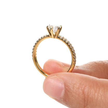 Delicate Blythe 0.50-carat Yellow Gold